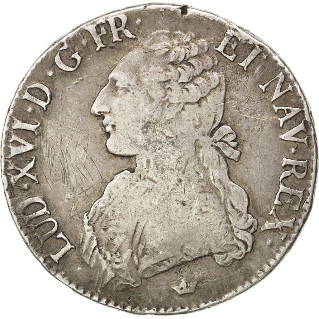 FRANCE, Écu aux branches d'olivier, ECU, 1779, Toulouse, KM #564.10, VF(20-25),