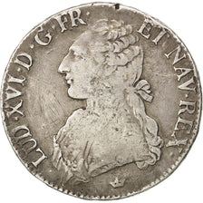 FRANCE, Écu aux branches d'olivier, ECU, 1779, Toulouse, KM #564.10, VF(20-25),