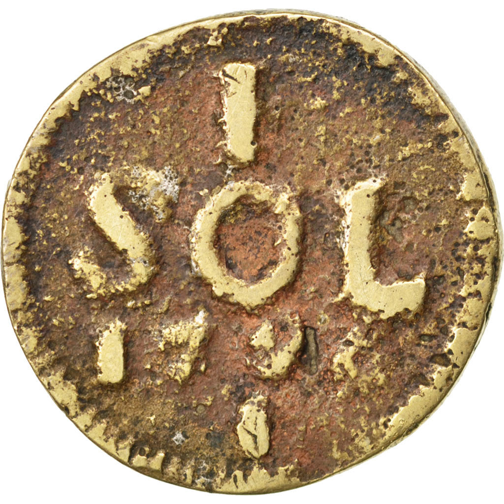 Coin, Luxembourg, Frans II, Sol, 1795, VF(20-25), Copper, KM:19