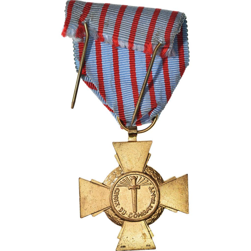 France, Croix du Combattant de 1914-1918, WAR, Medal, Excellent Quality, Bronze