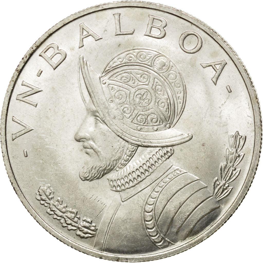Panama, Balboa, 1966, SPL, Argento, KM:27