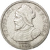 PANAMA, 50 Centesimos, 1905, KM #5, AU(50-53), Silver, 38.1, 24.93