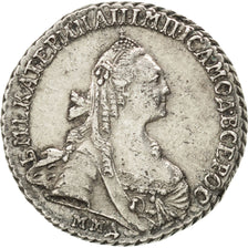 RUSSIA, 15 Kopeks, 1771, Moscow, KM #62a, AU(50-53), Silver, 3.70
