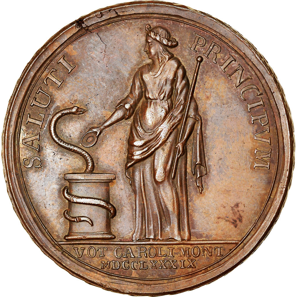 German States, Medal, Carl August, Maria Amalia, History, 1789, Wolff