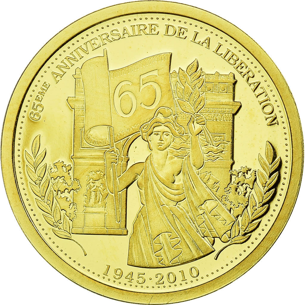 Francia, Medal, French Fifth Republic, 2010, SPL, Oro