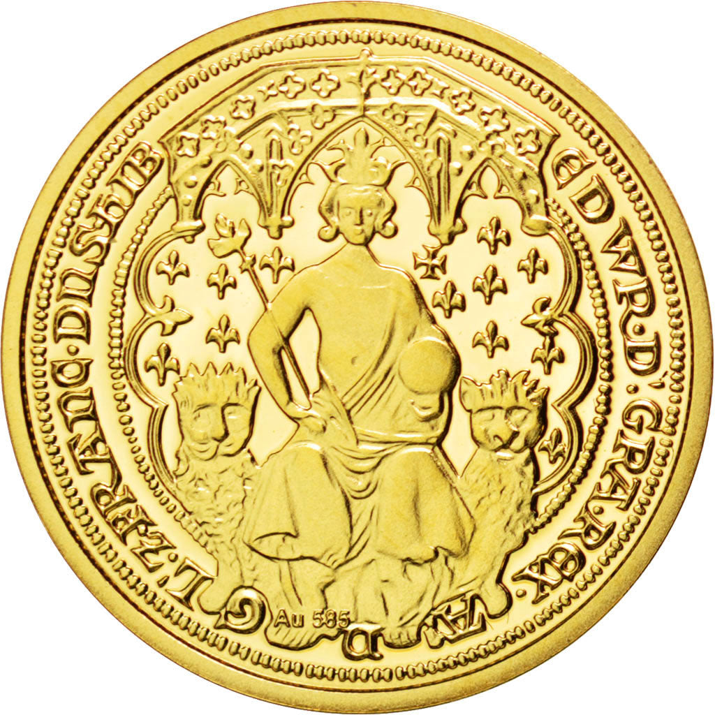 FRANCE, French Fifth Republic, Medal, MS(63), Gold, 3.10