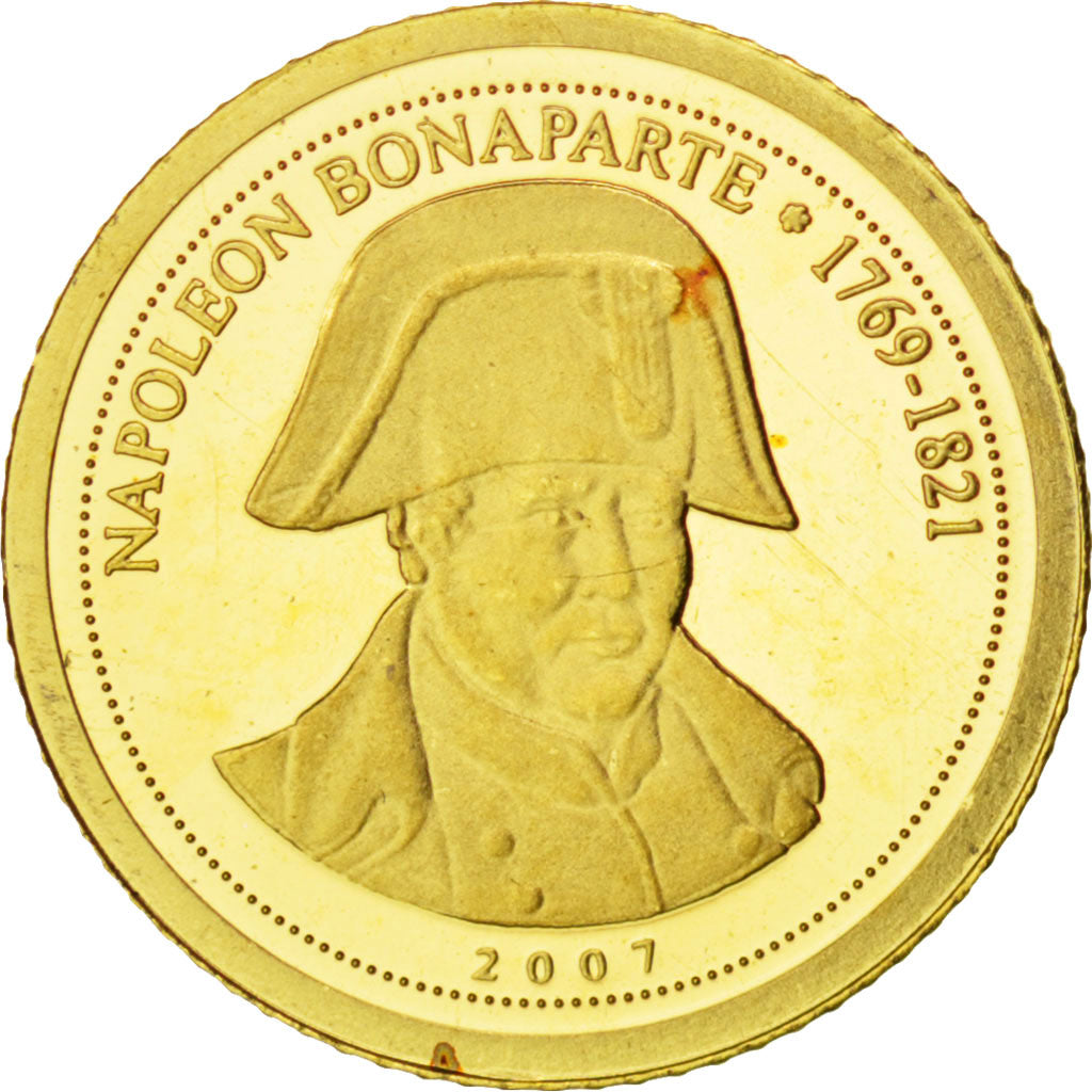 Congo, 1500 Francs CFA, 2007, SPL, Oro, KM:New