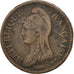 FRANCE, Dupré, Decime, 1796, Paris, KM #644.1, VF(30-35), Bronze, 32, Gadoury #.