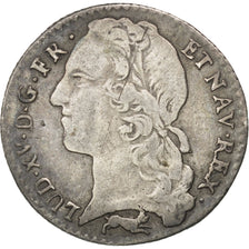 Louis XV, 1/10 Ecu au bandeau 1762 Orléans, KM 511.18