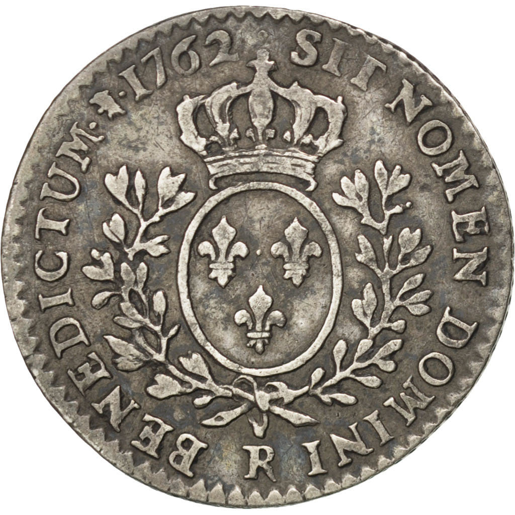Francia, Louis XV, 1/10 Écu au bandeau, 12 Sols, 1/10 ECU, 1762, Orléans, M...