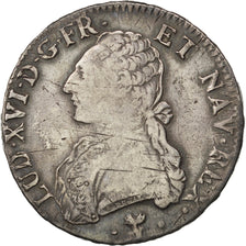 Coin, France, Louis XVI, Écu aux branches d'olivier, Ecu, 1790, Bayonne
