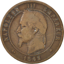 Münze, Frankreich, Napoleon III, Napoléon III, 10 Centimes, 1862, Paris, SGE+