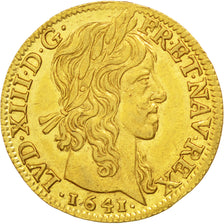 Coin, France, Louis XIII, Louis d'or, Louis d'Or, 1641, Paris, AU(55-58), Gold