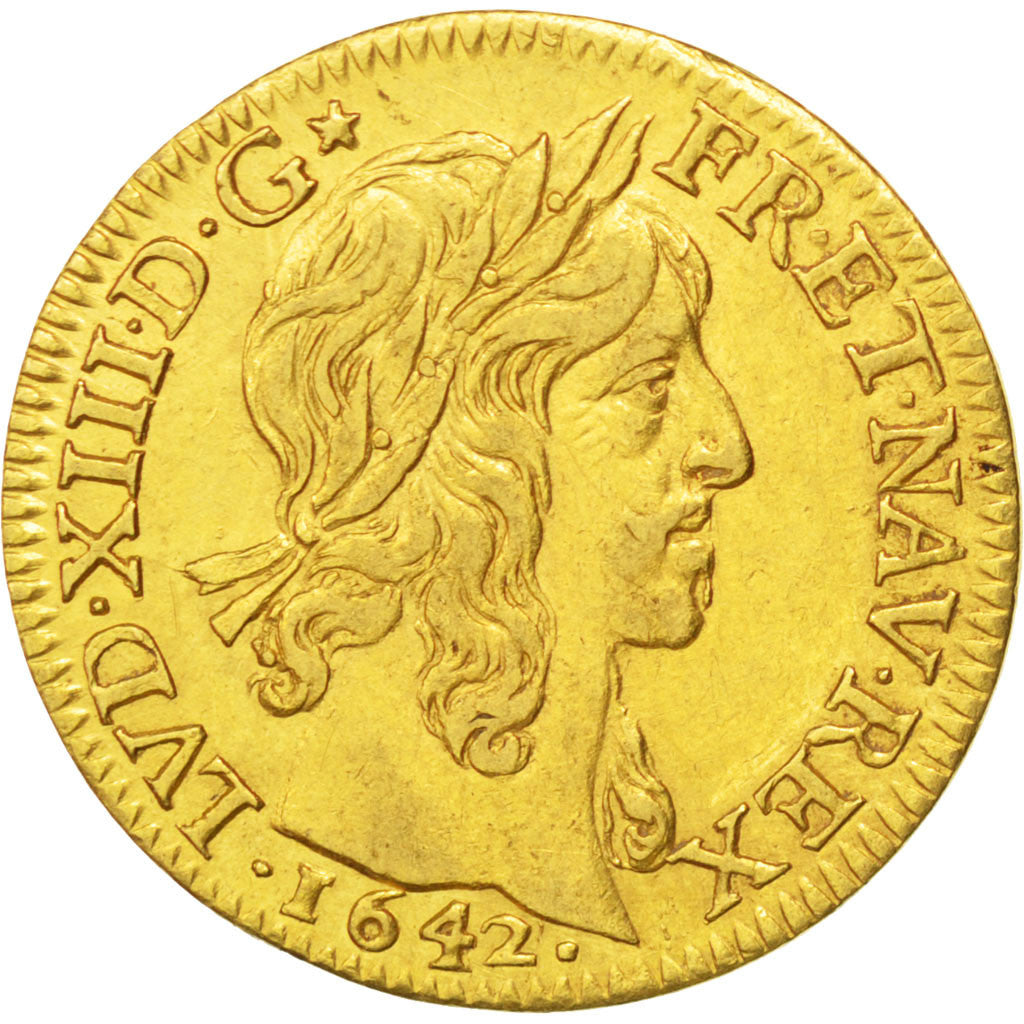 Monnaie, France, Louis XIII, Louis d'or, Louis d'Or, 1642, Paris, SUP, Or