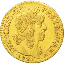 Moneda, Francia, Louis XIII, Louis d'or, Louis d'Or, 1642, Paris, EBC, Oro