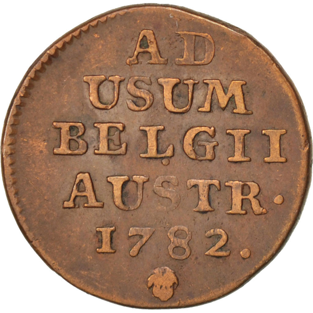 AUSTRIAN NETHERLANDS, Liard, Oord, 1780, Brussels, KM #30, EF(40-45), Copper,...