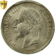 Moneta, Francia, Napoleon III, Napoléon III, 50 Centimes, 1864, Paris, PCGS