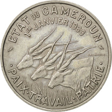 CAMEROON, 50 Francs, 1960, Paris, KM #13, EF(40-45), Copper-Nickel, 30, 11.95