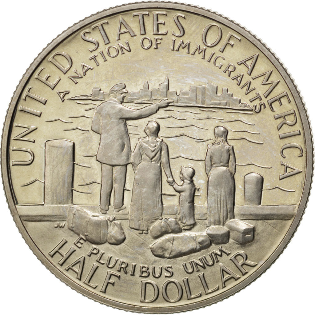 UNITED STATES, Half Dollar, 1986, U.S. Mint, KM #212, MS(63), Copper-Nickel...