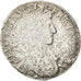 FRANCE, 1/2 Écu au buste juvénile, 1/2 ECU, 1662, Nantes, KM #202.13, F(12-15), 