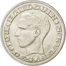 BELGIUM, 50 Francs, 50 Frank, 1958, KM #150.1, AU(55-58), Silver, 30, 12.39