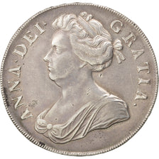 Grande Bretagne, Anne, Couronne 1707, Anno Regni Sexto sur la tranche, KM 519.3