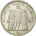 Moneda, Francia, Hercule, 5 Francs, 1848, Lyon, BC+, Plata, KM:756.3