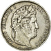 Munten, Frankrijk, Louis-Philippe, 5 Francs, 1848, Strasbourg, ZF, Zilver