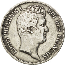 FRANCE, Louis-Philippe, 5 Francs, 1831, Lille, KM #735.13, VF(20-25), Silver,...