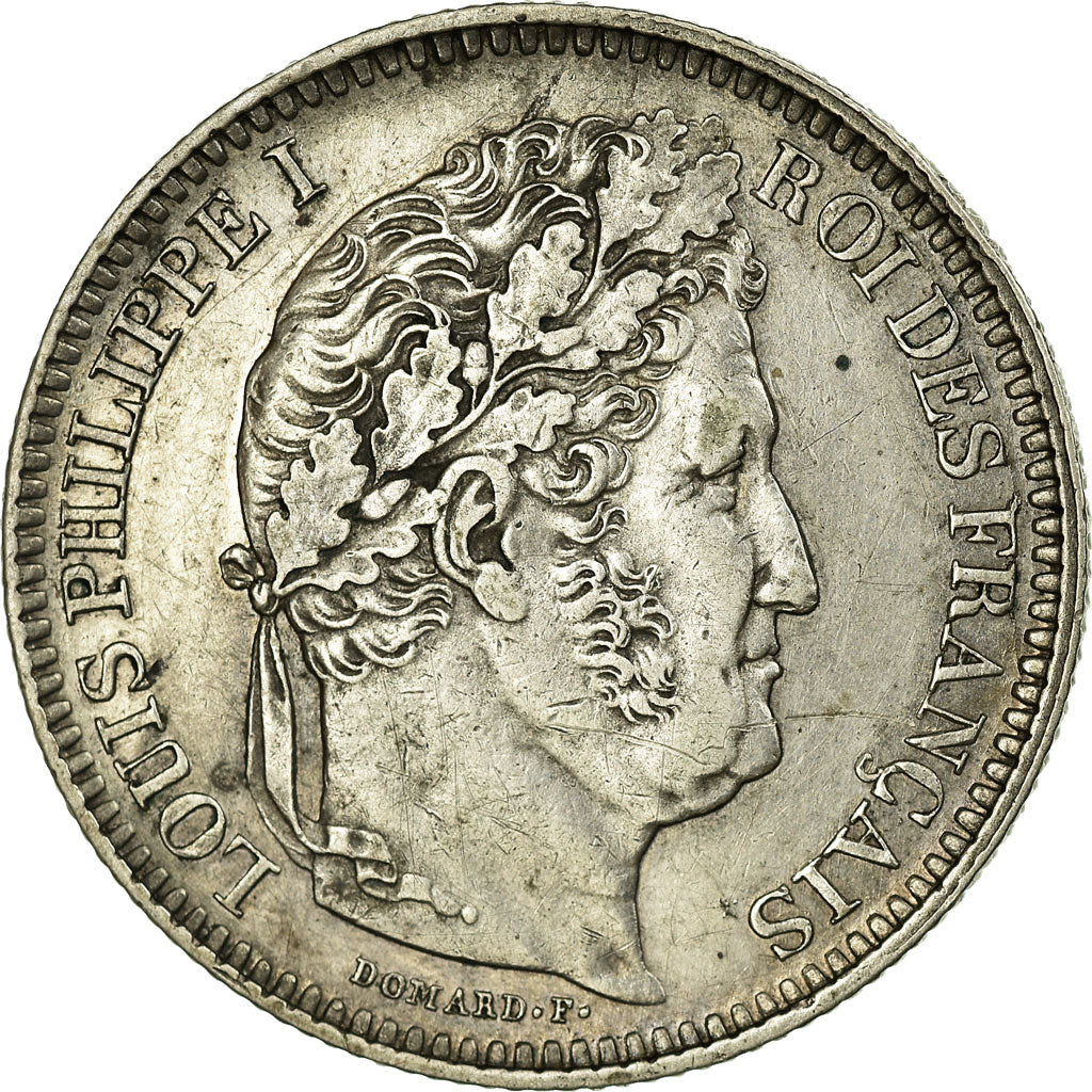 Coin, France, Louis-Philippe, 2 Francs, 1847, Paris, AU(50-53), Silver