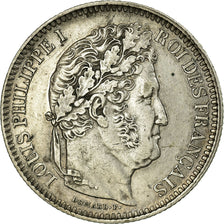 Coin, France, Louis-Philippe, 2 Francs, 1847, Paris, AU(50-53), Silver