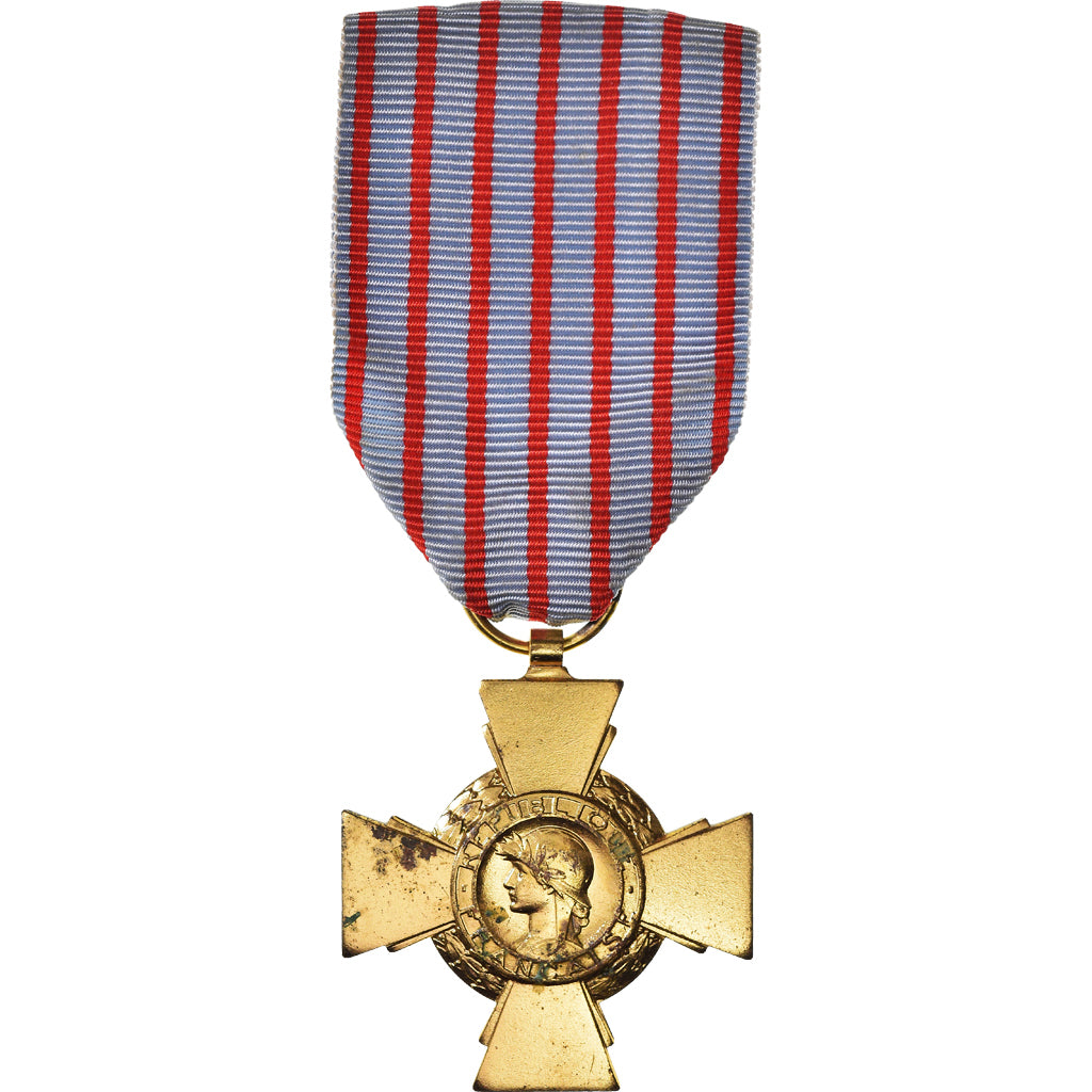 France, Croix du Combattant de 1914-1918, WAR, Medal, Very Good Quality, Bronze