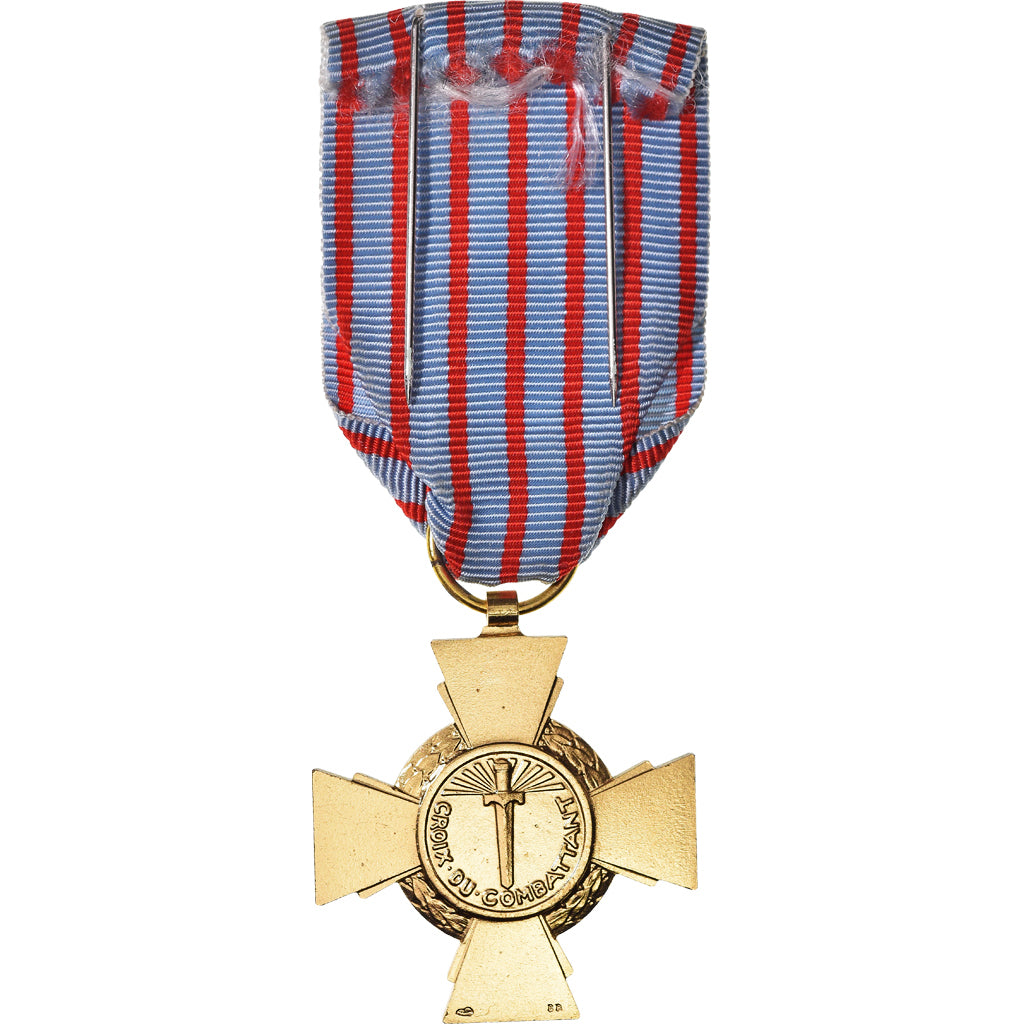 France, Croix du Combattant de 1914-1918, WAR, Medal, Very Good Quality, Bronze