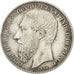 CONGO FREE STATE, 2 Francs, 1887, KM #7, AU(50-53), Silver, 27, 10.00