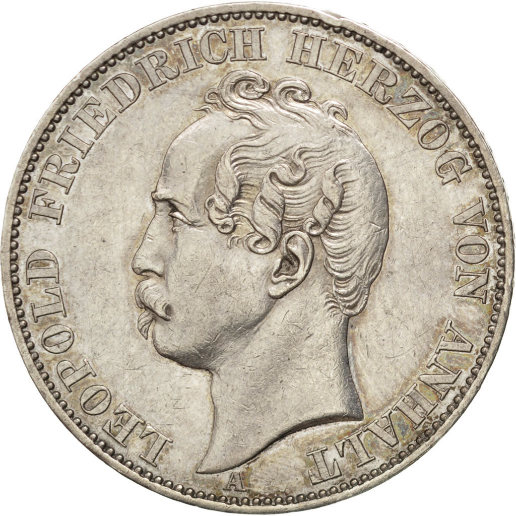 Allemagne, Anhalt-Dessau, Léopold Friedrich, Thaler 1863 Berlin, KM 15