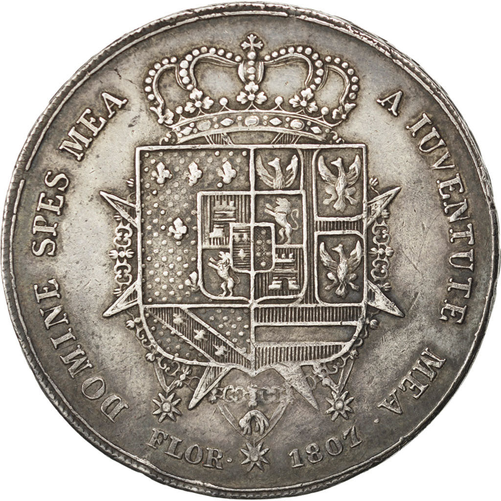 Italie, Toscane, Royaume d'Etrurie, Charles Louis et Marie Louise Régente, 10 L.