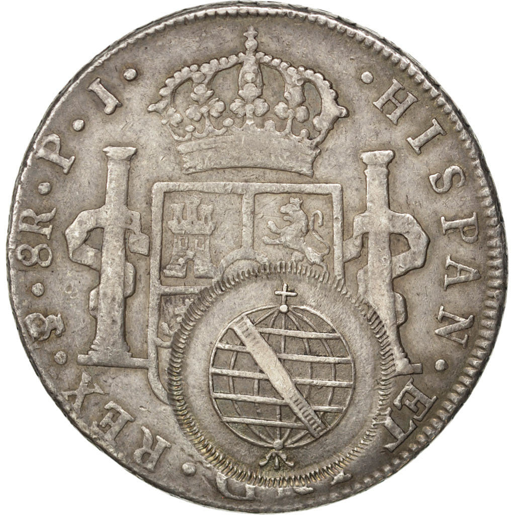 BRAZIL, 960 Reis, 1808, KM #242, AU(50-53), Silver, 26.79