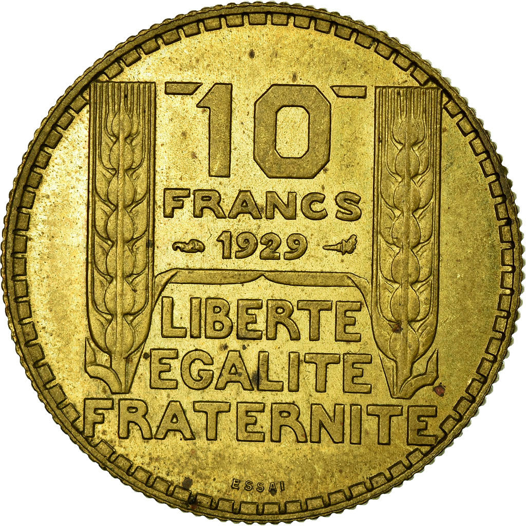 Moneta, Francia, 10 Francs, 1929, BB+, Alluminio-bronzo, Gadoury:169.3