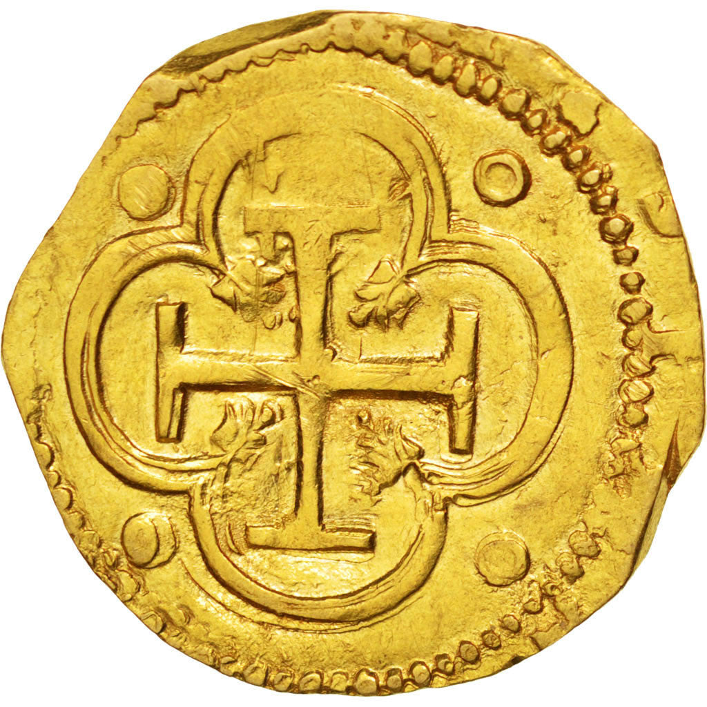 Spain, 2 Escudos, Toledo, EF(40-45), Gold, 6.73
