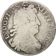Francia, Louis XIV, 4 Sols dits « des Traitants », 4 Sols, 1677, Paris, B...