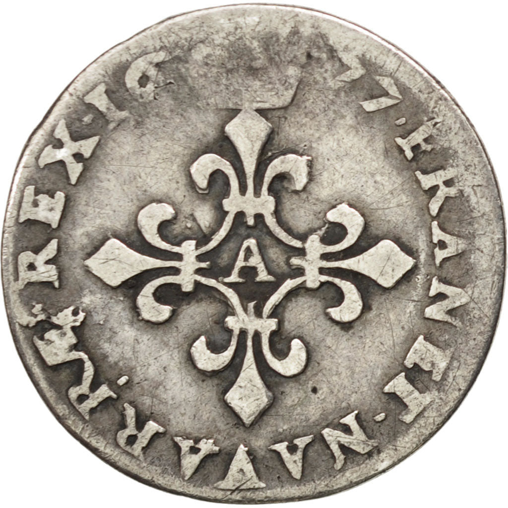 Francia, Louis XIV, 4 Sols dits « des Traitants », 4 Sols, 1677, Paris, B...