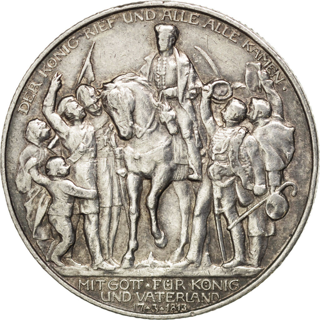 German States, 2 Mark, 1913, Berlin, KM #532, EF(40-45), Silver, 28, 11.10