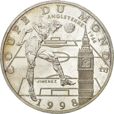 Vème République, 10 Francs Coupe du Monde Angleterre, 1997, KM 1163