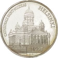 FRANCE, 100 Francs-15 Euro, 1997, KM #1176, AU(50-53), Silver, 22.16