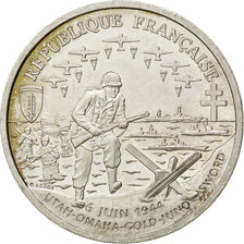 FRANCE, Franc, 1993, KM #1014, AU(50-53), Silver, 22.13