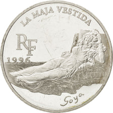 FRANCE, 10 Francs-1.5 Euro, 1996, KM #1148, AU(50-53), Silver, 22.26