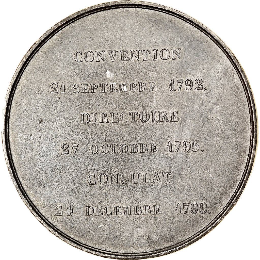 France, Medal, Convention, Directoire, Consulat, History, 1834, Caqué