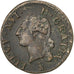 Moneta, Francia, Louis XVI, Liard, Liard, 1785, Nantes, MB+, Rame, KM:585.13
