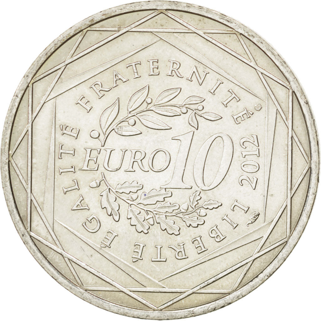 Coin, France, 10 Euro, 2012, MS(63), Silver, KM:1886