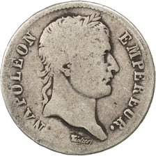 Premier Empire, 1 Franc Napoléon Ier au revers République 1808 Strasbourg, KM 68